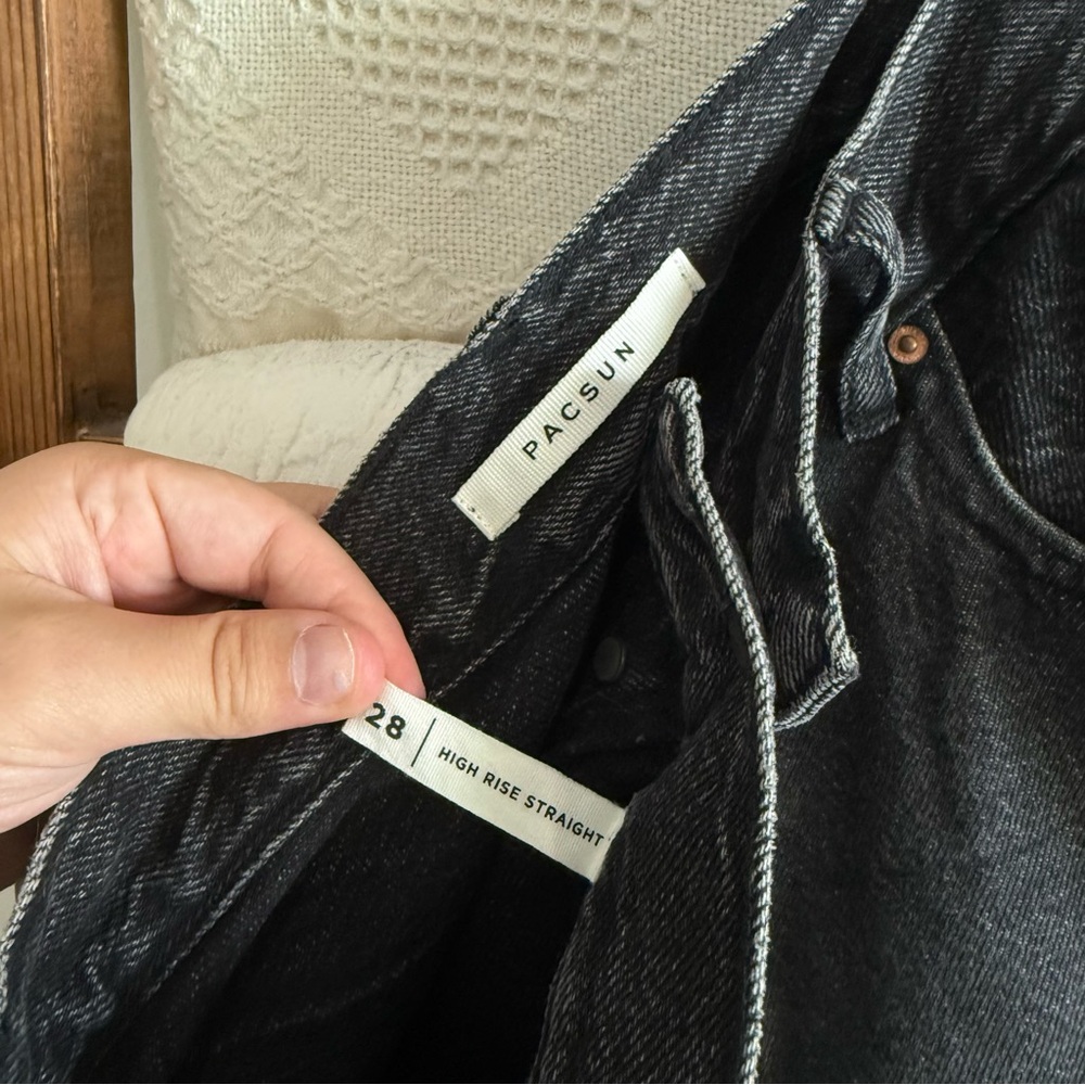PacSun High Rise Straight Jeans - Picture 6 of 7